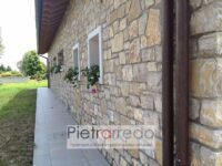 Rivestimento parete in Pietra di Credaro retrosegata - Arte Pietra Srl