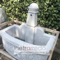 Lavatoio Da Esterno Roma.Fontana Gigante In Granito Modello Roma Da Giardino In Offerta Sconti 50