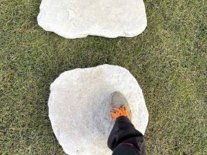 stone garden steps passo giapponese per arredo giardinaggio aiuole camminamenti pietrarredo milano costo