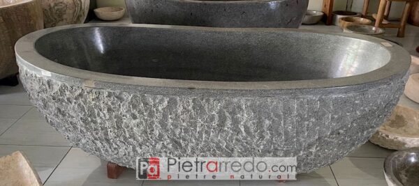 stone bathtub river stone spa wellness center pietrarredo price cost