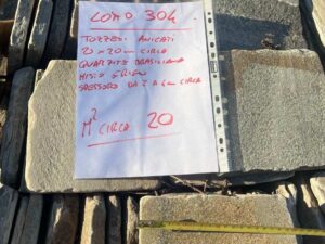 pavimento quarzite anticata burattata vecchia prezzo lotto fine partita pietrarredo Milano