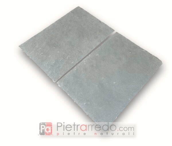 lastre in pietra indiana kota blue anticata 60x90cm prezzo pavimento esterno grigio pietrarredo stone italy prezzo