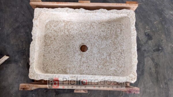 marble stone tubs 50x70 sinks price cost travertine offer