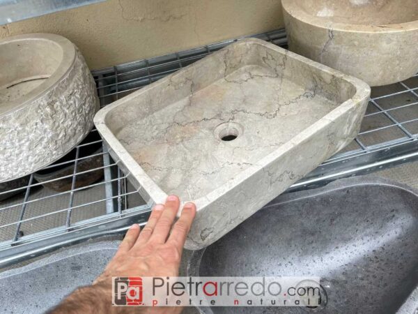 sink price countertop bathroom sink marble stone price pietrarredo 35 x 45 cm onsale