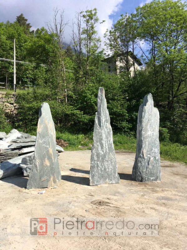 slate monolith tips for garden furniture stona garden tips serpentine stone price
