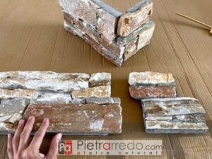 coins et angles en pierre de parement pour le modèle Cerino Pietrattado Parabiago Milano onsale