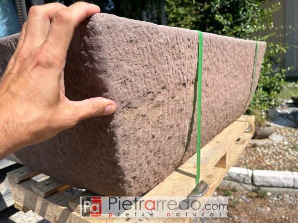 offer stone tub for old stone washhouse 1 meter x 50 cm deep approx. stock sale online price pietrarredo parabiago milan