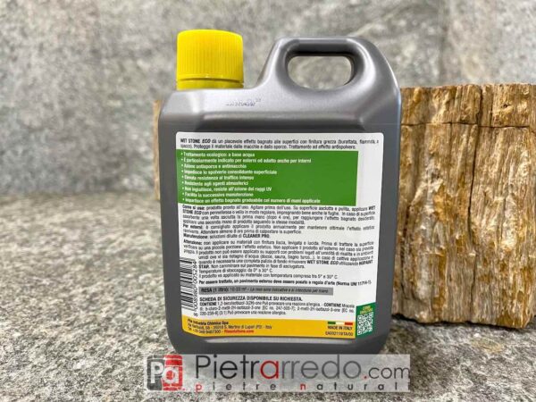 Trattamento pietra fila wet stone eco prezzo costo pietrarredo stone milano offerta