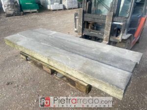 lastre palizzate listoni in pietra per panchine e recinzioni offerta stock pietrarredo milano parabiago stone