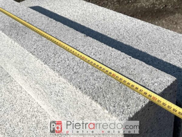 cordoli stradali per progetti pubblici granito sardo grigio perla in offerta bordupre prezzo pietrarredo milano lombardia