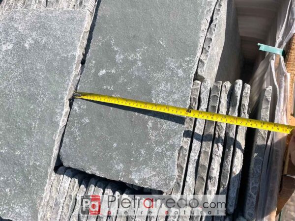 Kota Blue Lime Stone natural stone flooring aged size 60cm x 30cm thickness approx. 2cm slabs price pietrarredo milano italy stone cost