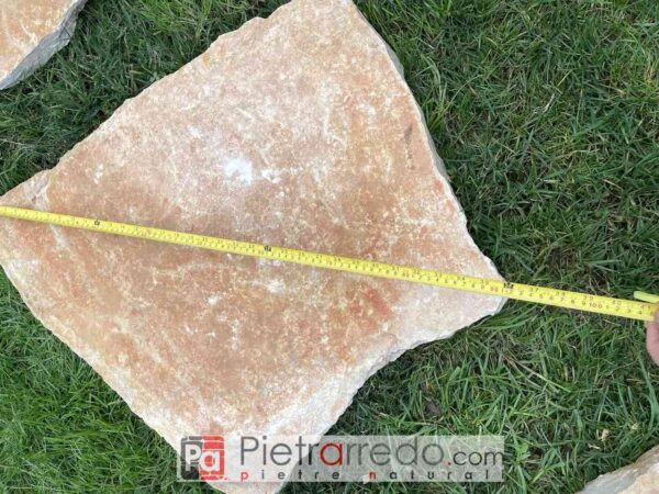 Passi giapponesi super giganti in pietra naturale Antiqua, diametro da 70cm a 110cm