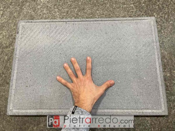 piastre da cottura in pietra in offerta 60x40cm sasso lavico etna ollare per cottura alimenti grigia prezzo